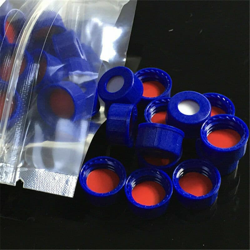 Lab liquid Chromatography Analysis glass 2ml screw vials with patch for wholesales